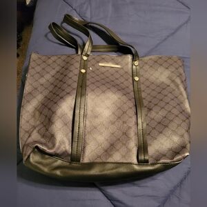 Steve Madden bag Large Tote Blavk And Grey